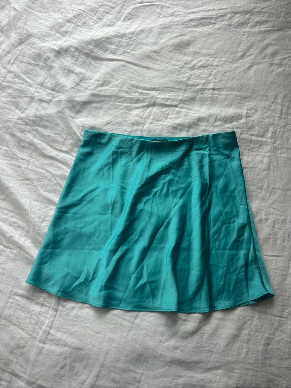 J. Crew Turquoise Circle Skirt